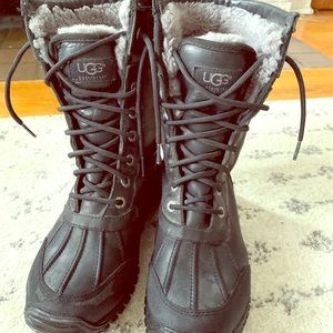 UGG Waterproof Adirondack Winter Boot Black 8